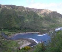 Halawa Bay from Above