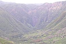 Halewa Valley and Moaula Falls